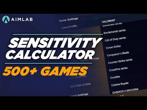 Sensgod makes it easy for you to keep your game sensitivities between different games, as well as changes with your mouse DPI. . Aimlab sens converter
